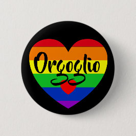 #LGBT #love #pride #gay #lesbian #freedom #parade Ronde Button 5,7 Cm
