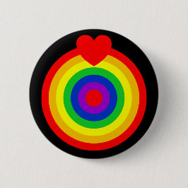 #LGBT #love #pride #gay #lesbian #freedom #parade Ronde Button 5,7 Cm