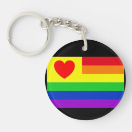 #LGBT #love #pride #gay #lesbian #freedom #parade Sleutelhanger