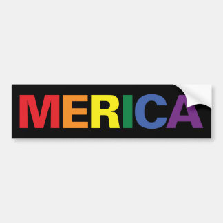 LGBT Merica Bumpersticker