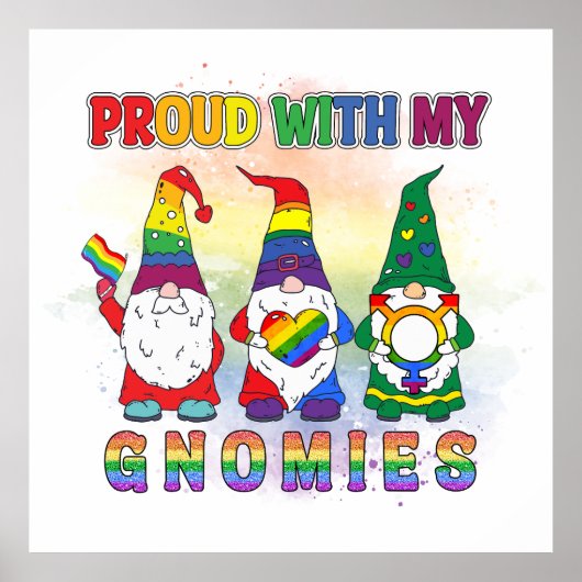 LGBT met mijn gnomen Poster (Voorkant)