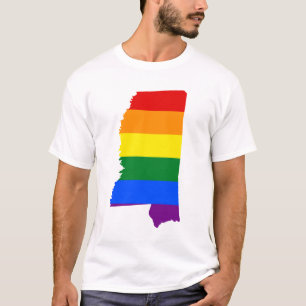 LGBT Mississippi, drapeau américain T-Shirt
