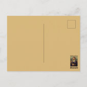 LGBT Mona Lisa Briefkaart (Achterkant)