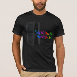 LGBT (National Coming Out Day, NCOD)-kast T-shirt