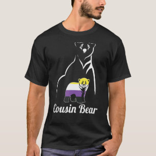 Lgbt Niet Binair Neef Beer Enby Niet Binair Pride T-shirt