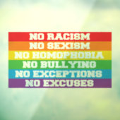 LGBT-offertes Raamsticker (Vel 3)