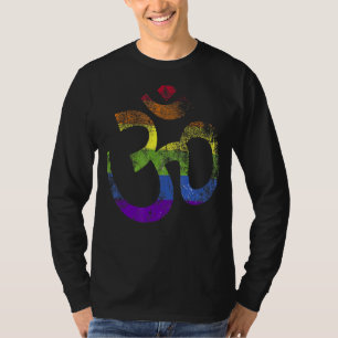 Lgbt Om Yoga Lgbt Pride um Ohm Symbol T-shirt