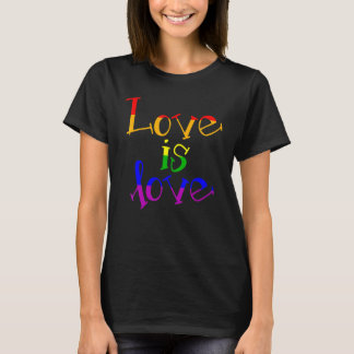 LGBT Ondersteuning Rainbow Pride Liefde Is Liefde T-shirt