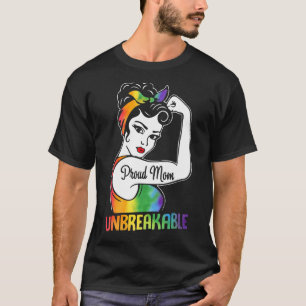 LGBT Ondersteuning Trots Moeder Onbreekbaar LGBT M T-shirt
