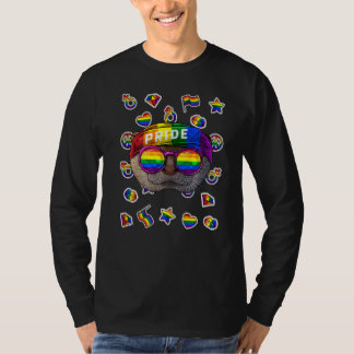 LGBT Otter Gay Pride Maand Dier Regenboog Lesbisch T-shirt