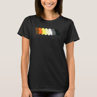 Lgbt Papa Mannen Gay Pride Month Sitting Gay Beer T-shirt