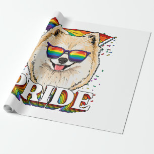 LGBT Pommeren Gay Pride LGBTQ Rainbow Flag Cadeaupapier