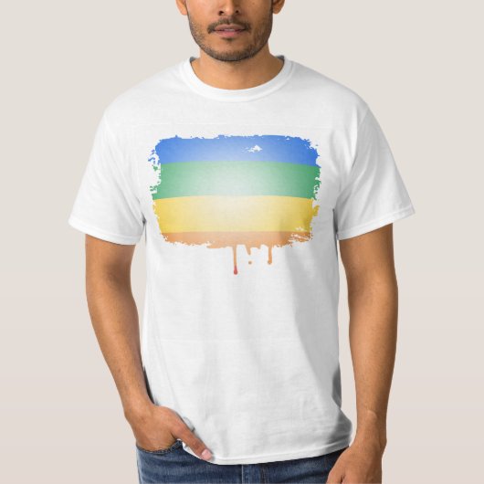 LGBT PRIDE 3D COLORS T-SHIRT (Voorkant)