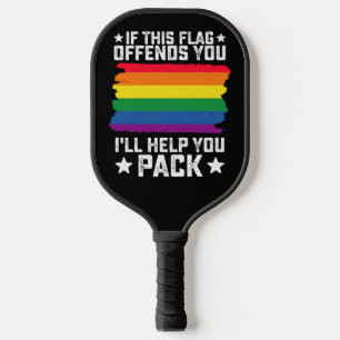 LGBT Pride Als Deze Vlag Je Ergert Zal Ik Je Helpe Pickleball Paddle