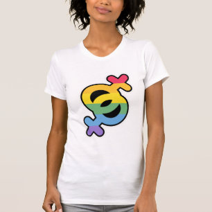 LGBT+Pride. Arc en ciel. T-shirt