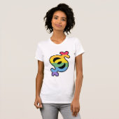 LGBT+Pride. Arc en ciel. T-shirt (Devant entier)