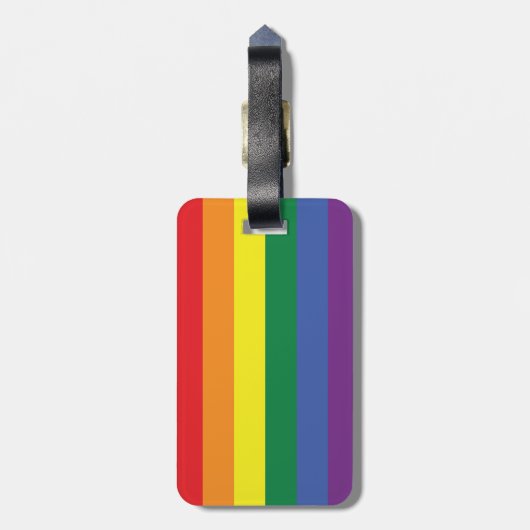 LGBT Pride Bagagelabels (Achterkant verticaal)