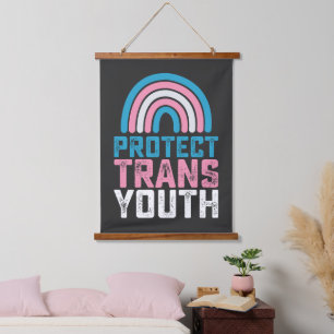 LGBT Pride Bescherm Trans Transgender Jongeren Kin Hangend Wandkleed
