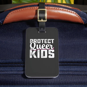 LGBT Pride beschermt Queer Kinderen Bagagelabel