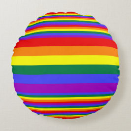 LGBT Pride Colors Rond Kussen