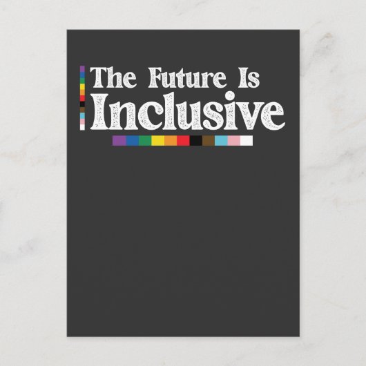 LGBT Pride: de toekomst is inclusief lesbiennes Uitnodiging Briefkaart (Voorkant)