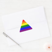 LGBT Pride Driehoek Sticker (Envelop)