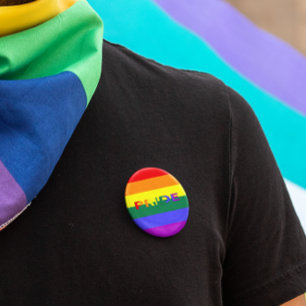 LGBT Pride en regenboogvlag Pride Pin-Back Button
