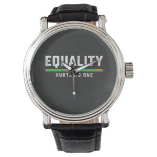 LGBT Pride Equality Hurts No Gay Lesbian Horloge