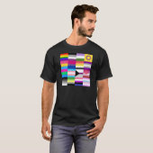 LGBT Pride Flag Collage T-shirt (Voorkant volledig)