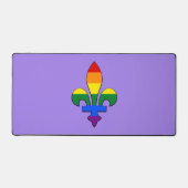LGBT-pride fleur-de-lis Bureaumat (Voorkant)