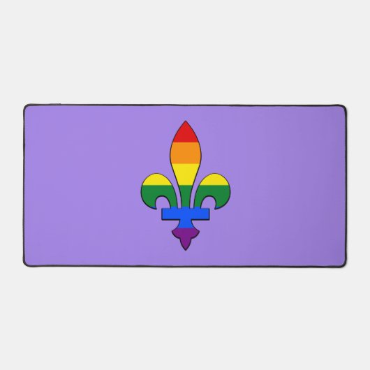 LGBT-pride fleur-de-lis Bureaumat (Voorkant)