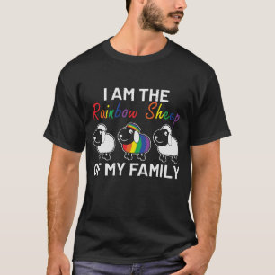 LGBT Pride Funny Rainbow Sheep Gezegde Modern T-shirt