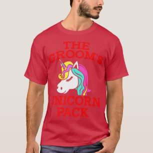 Lgbt Pride Gay Bachelorfeest Unicorn Verlovingsuit T-shirt
