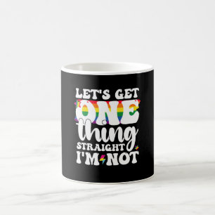 LGBT Pride Gay Laten we één ding rechtzetten Ik be Koffiemok