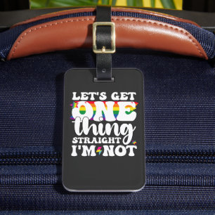LGBT Pride Gay Lets krijgen één ding rechtstreeks Bagagelabel