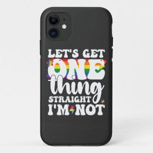 LGBT Pride Gay Lets krijgen één ding rechtstreeks  iPhone 11 Hoesje