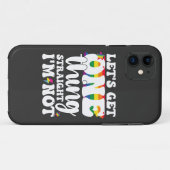 LGBT Pride Gay Lets krijgen één ding rechtstreeks  Case-Mate iPhone Case (Achterkant (horizontaal))