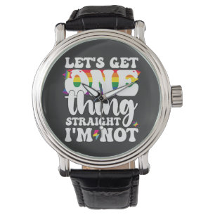 LGBT Pride Gay Lets krijgen één ding rechtstreeks  Horloge