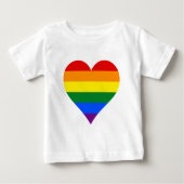 LGBT-pride hart T-Shir (Voorkant)