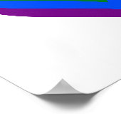 LGBT pride harten poster (Hoek)