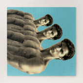 LGBT Pride Heetste Hunks op de Planeet Legpuzzel (Horizontaal)