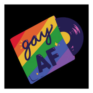 LGBT+pride, homo-liefde.Gay Perfect Poster