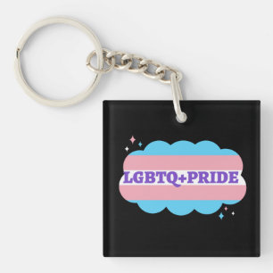 LGBT+Pride. Homo-regenboog liefde. Sleutelhanger
