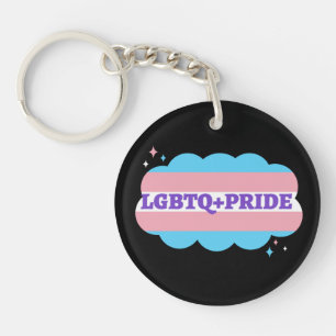 LGBT+Pride. Homo-regenboog liefde. Sleutelhanger
