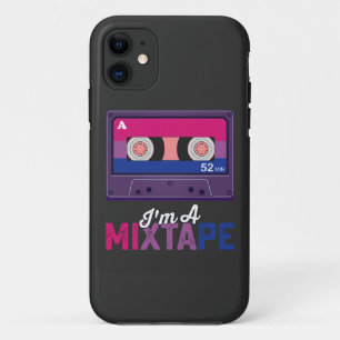 LGBT Pride Ik ben een mixtape cassette Bi iPhone 11 Hoesje