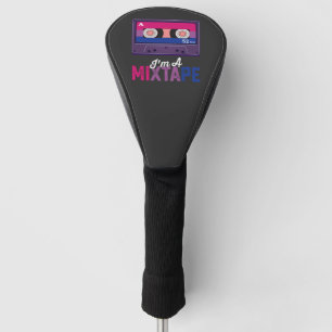 LGBT Pride Ik ben een mixtape cassette Bi Golfheadcover