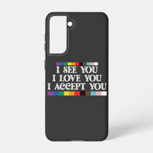 LGBT Pride Ik zie Liefde je accepteren Samsung Galaxy Hoesje