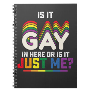 LGBT Pride Is het hier gay of is het alleen mij Notitieboek