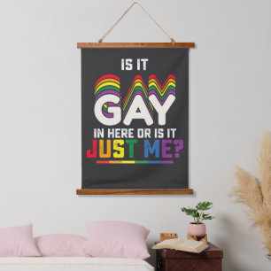 LGBT Pride is het hier in de homo of is het gewoon Hangend Wandkleed