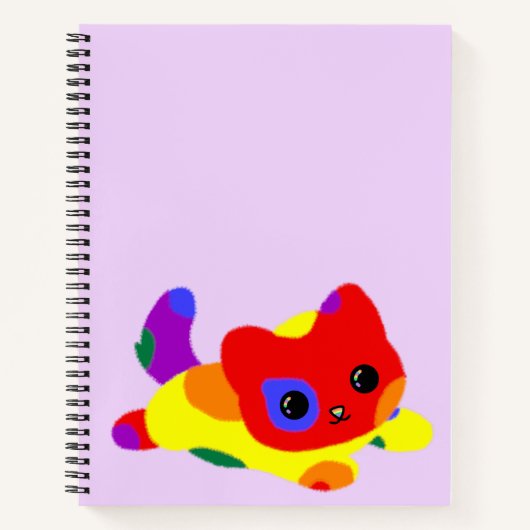 LGBT+ Pride Kat Notitieboek (Voorkant)